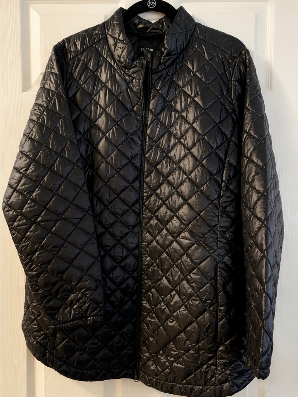 “Torrid Black Quilted Puffer Jacket”